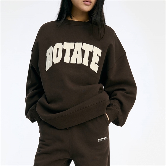 Rotate Heavy Sweat Crewneck Sweatshirt, Molé